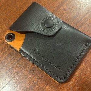 Leather minimalist wallet/card holder